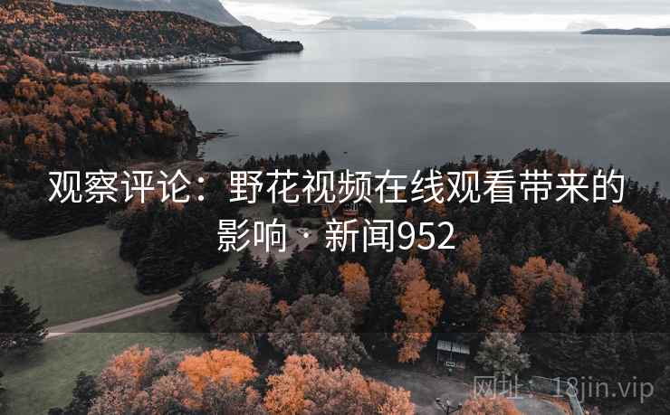 观察评论：野花视频在线观看带来的影响 · 新闻952